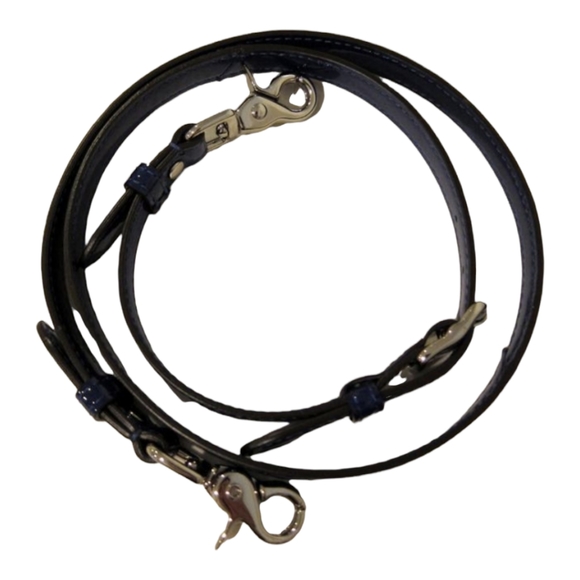 COACH "Mini Willis" COBALT Blue Patent Leather Crossbody Bag 21246 - Picture 4 of 10